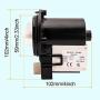 DC31-00054A Drain Pump for Samsung Washer Drain Pump, Replaces DC31-00016A PS4204638 AP4202690 62902090, Washer Drain Pump DC31-00054A/DC31-00016A Compatible with Samsung Maytag Kenmore Washer
