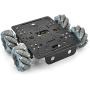 OSOYOO 4WD Omni Wheel Robotic Mecanum Wheel Robot Car Platform Chassis with DC Speed Encoder Motor for Arduino/Raspberry Pi