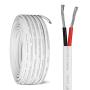 Kimbluth 10 Gauge Duplex Marine Wire Tinned Copper Boat Cable, 10ft 10 AWG Standard USA OFC Oxygen Free Copper Wire for Automotive Boat Speakers Solar Outdoors
