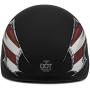 VCAN Cruiser Patriotic Eagle USA Graphics Motorcycle Half Helmet