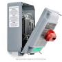Leviton MS4X-403 40 Amp, 600 VAC, 3-Pole, Non-Fused Manual Motor Starter, Suitable as Motor Disconnect,, Type 4X Thermoplastic Enclosure, IP67-Watertight