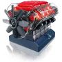 OWI Inc Robotics Vroom! Stem V8 Model Combustion Engine, DIY Educational STEM Birthday Kits Ages 12 and Up