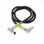 Uonecn Preston FIZ Wireless Follow Focus Motor Cable Right Angle 7 Pin Male to Right Angle 7 Pin Male