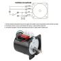 Synchronous Gear Motor 4W , Parts & Accessories Motors Permanent Magnet Slow Speed 2-Way High Torsion Central Shaft XD60KTYZ[110V 10rpm/min]