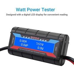 HTRC 200A High Precision Power Analyzer Multi Meter for Measuring Power Watt (W) Voltage (V) Current (A) Charge (Ah) Energy (Wh)