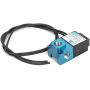 Solenoid Valve, 3 Port Valve, DC12V 5.4W Electronic Boost Control with Brass Fittings, Electric Solenoid Valve for Boost Controller 35A-AAA-DDBA-1BA