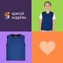 Special Supplies Weighted Sensory Compression Vest for Kids with Processing Disorders, ADHD, and Autism, Calming and Supportive with Adjustable Weight Fit (Medium 20x36 inches)