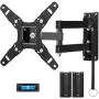 KDG RV TV Mount for Most 13-45 inch TV, Lockable RV TV Wall Mount for Camper Trailer Motor Home, Full Motion Wall Mount Bracket, Swivel Tilt Extension Rotation, Max VESA 200x200mm, up to 55lbs (Black)
