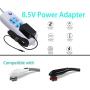 8.5V 1A AC/DC Power Supply Adapter Charger Compatible with for PADO Pure-Wave CM-05 CM-07 Series Cordless Percussion Dual Motor Therapy Massager Replacement Power Charger Cable Cord (3.3 feet)