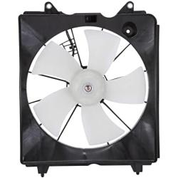 TYC 600820 Cooling Fan Assembly Compatible with 2007-2009 Honda CRV, Black