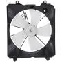 TYC 600820 Cooling Fan Assembly Compatible with 2007-2009 Honda CRV, Black