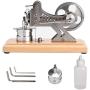 Wifehelper LED Air Stirling Engine Funny Education Electricity Power Generator Model Education Model Toy Kit