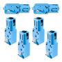 6PCS TT Gear Motor 1 : 90 Mini DC 6V Gear TT Motor with Metal Gears for Robot Smart Car DIY RC Toys Electric Motor Gearbox Blue