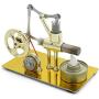 Moteur Miniature Stirling à Air Chaud, Modèle d'Énergie Steam, Jouet Éducatif (Couleur : Or, Taille : Un Seul) Moteur Miniature Stirling à Air Chaud, Modèle d'Énergie Steam, Jouet Éducatif (Couleur : Or, Taille : Un Seul)