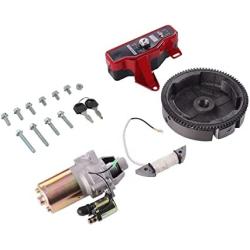 MOFANS Electric Start Kit Starter Motor Flywheel Ignition Switch Box Fit for Compatible with Honda GX160 5.5HP and Honda GX200 6.5HP Engines