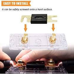 ANL Fuse 100A 100 Amp for Car Vehicle Marine Audio Video System Gold 2 Pack (100 Amp)
