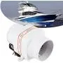 Acouto Bilge Air Blower 12V 4inch 270CFM in‑Line Marine Bilge Air Blower 4