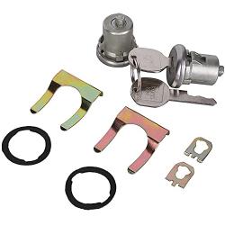 GLEEMAX Door Lock Cylinder with Key Compatible with Chevy GMC Buick Cadillac Pontiac Oldsmobile, 1 Pair