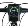Electric Bike Display Ebike LCD Display 36V/43V/48V Waterproof Electric Bicycle Computer Speedometer Compatiable for BAFANG Mid Drive Motor BBS01 BBS02 BBSHD Hub Motor Display