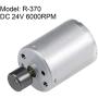 uxcell Vibration Motor Strong Power for Massager DC 24V 6000RPM Round Vibrating Wheel 46x24.2mm