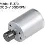 uxcell Vibration Motor Strong Power for Massager DC 24V 6000RPM Round Vibrating Wheel 46x24.2mm