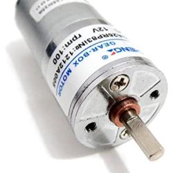 Tolako High Torque DC Motor kit 12V 800RPM DC Geared Motor Speed Controller for RC Toys Arduino Robot (800RPM)