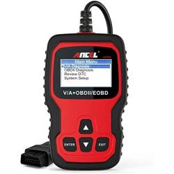 ANCEL VD500 OBD II Diagnostic Scanner for Volkswagen VW Audi Skoda Seat Diagnosis Check Engine Light Code Reader with ANCEL Protective Case Storage Bag