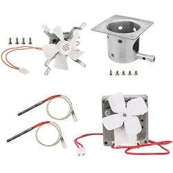 QuliMetal Grill Auger Motor, Grill Induction Fan, Fire Burn Pot and Grill Hot Rod for All Traeger Wood Pellet Grills