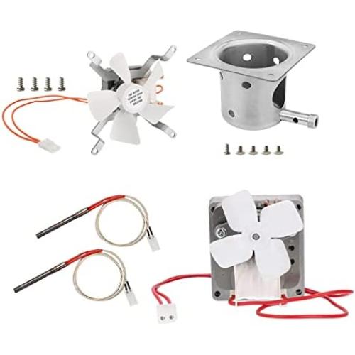 QuliMetal Grill Auger Motor, Grill Induction Fan, Fire Burn Pot and Grill Hot Rod for All Traeger Wood Pellet Grills