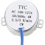 uxcell Electric Motor Turntable Synchronous Motor 100-127 VAC 2.5-3RPM 50/60 Hz 4W CW Direction for Hand-Made, Model or Guide Motor