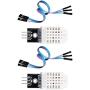 Tuimiyisou Portable Durable Motor PWM Speed Control Brush Controller Replacement for Electric Scooter Bicycle 4PCS PWM Speed Control