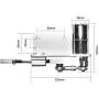 BEMONOC DIY Design DC 24V Linear Actuator Reciprocating Motor Stroke 5/10mm 30rpm Small Size Big Torque
