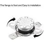 uxcell KSD301 Thermostat 145°C/293°F 10A Normal Closed N.C Adjust Snap Disc Temperature Switch for Microwave,Oven,Coffee Maker 2pcs