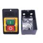 TWTADE / 2Pcs Push Button Switch Waterproof On/Off Motor Start Stop Switch 10A AC 220V/380V Latching Push Button Switch KAO-10KH