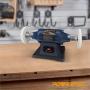 POWERTEC BF601C 6-Inch Heavy Duty Bench Buffer with 2 Extra Thick Spiral Sewn Buffing Wheels