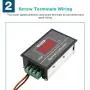 DC 6-60V 12V 24V 36V 48V 30A PWM DC Motor Speed Controller (PWM) Speed Adjustable Stepless Governor Regulator, Motor Speed Controller with Start Stop Switch