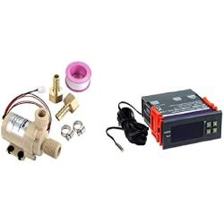 DC 12V Solar hot water pump and DC 12V temperature controller 10A