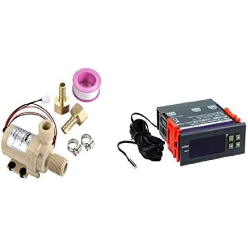 DC 12V Solar hot water pump and DC 12V temperature controller 10A