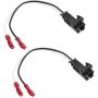 4 Pack 72-4568 Speaker Adapter Wiring Harness for General Motor GMC Buick Cadillac Chevy Silverado Saturn Oldsmobile Pontiac Cobalt Colorado Front Rear Door Speakers Connector