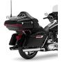 Espear Motorcycle Adjustable Flagpole Mount Outdoor Weather Resistant Flag Pole Holder Fit for 1/2 Luggage Racks for Harley Goldwing CB VTX CBR Yamaha Garden（Black）