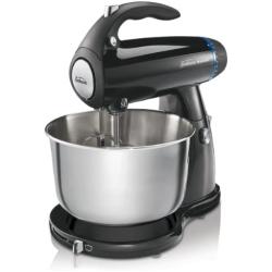 Sunbeam 2594 350-Watt MixMaster Stand Mixer with Dough Hooks and Beaters, Black