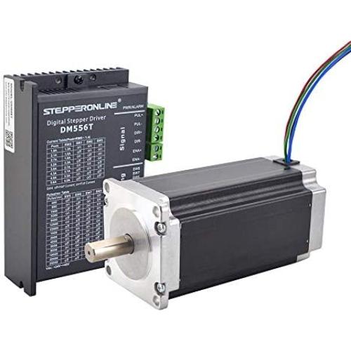 STEPPERONLINE 1 Axis Stepper Motor CNC Kit 3.0 Nm(425oz.in) Nema 23 Stepper Motor & Digital Stepper Driver 1.8-5.6A 20-50VDC