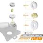 HERCOO Power Window Motors Gear Lift Regulator Repair Kit Replacement Compatible with Mazda 3 5 6 CX-7 CX-9 RX8