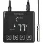 TerraBloom Programmable Thermostat Speed Controller with Temperature Probe for ECMF Series Fans