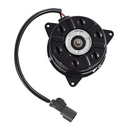HENYAS Cooling Fan Motor Replacement Radiator/Condenser/A/C, Complate with 2003-2007 Honda Accord, OEM 19030-RCA-A01.
