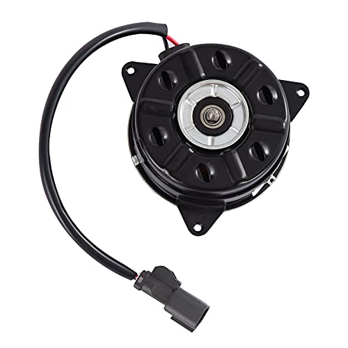 HENYAS Cooling Fan Motor Replacement Radiator/Condenser/A/C, Complate with 2003-2007 Honda Accord, OEM 19030-RCA-A01.
