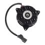 HENYAS Cooling Fan Motor Replacement Radiator/Condenser/A/C, Complate with 2003-2007 Honda Accord, OEM 19030-RCA-A01.