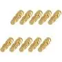Heyiarbeit 10pcs Male 4mm Bullet Connector Gold Plated Banana Plug Connector Adapter for RC Lipo Battery ESC Motors