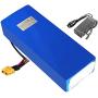 Jieoto 60V 30AH E-Bike Lithium Battery Pack High-Capacity Waterproof Lithium Battery Suitable for 500W 750W 1000W 1200W 1500W 1800W 2000W Scooter Electric Motorcycles Motor with Charger