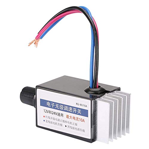 Universal DC 12V/24V Motor Speed Controller Switch for Car Truck Fan Heater Control Regulator